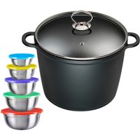 KING Suppentopf Set, 12 Stk. tlg. Aluminiumguss von King