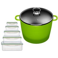 KING Suppentopf Set, 12 Stk. tlg. Aluminiumguss von King