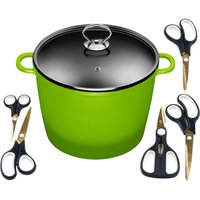 KING Suppentopf Set, 7 Stk. tlg. Aluminiumguss von King