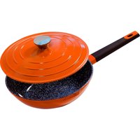 KING Wok "Shine Orange", Aluminiumguss, (1 tlg.) von King