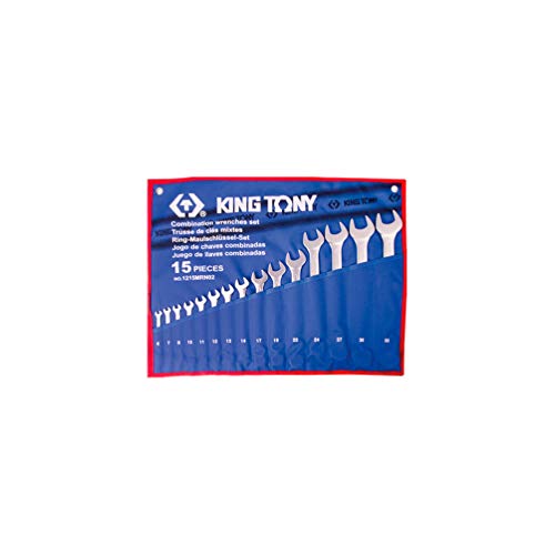 King Tony Ringmaulschlüssel-Set, metrisch, 6-32 mm, 15 Stück von king tony
