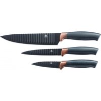 Messerset Carbon Design 3 Messer im Geschenkkarton von King
