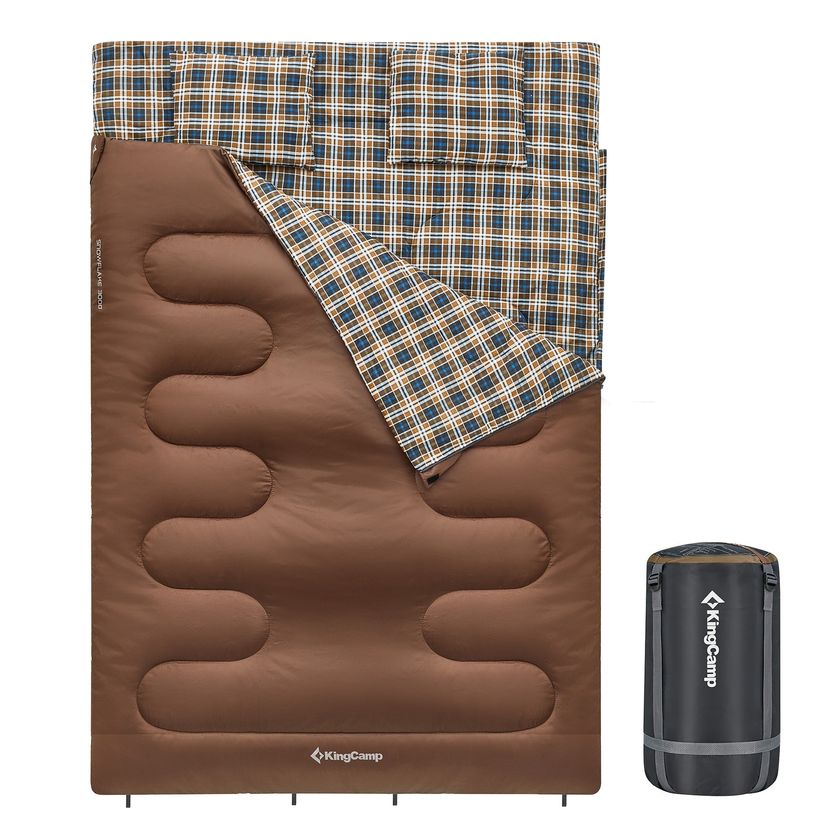 KINGCAMP Deckenschlafsack Snowflake 300D 2 Personen Doppel Schlafsack Lang -13°C KINGCAMP Deckenschlafsack Snowflake 300D 2 Personen Doppel Schlafsack Lang -13°C von KingCamp