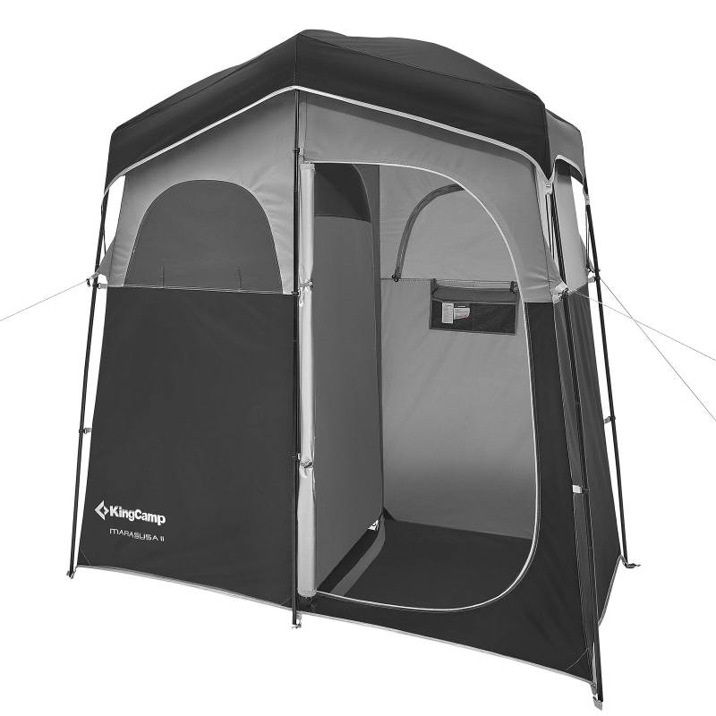 KINGCAMP Duschzelt Marasusa II Camping Umkleidezelt WC Toiletten Zelt 2 Personen von KingCamp