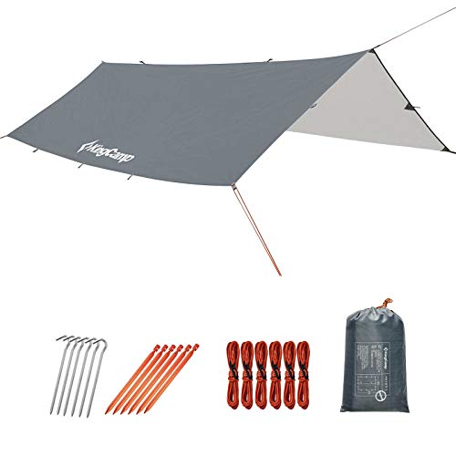 KingCamp Camping Tarp Bowman Sonnensegel Bus Zelt Wind Schutz Plane Dach UV 50+ XL - 3 x 5 m von KingCamp