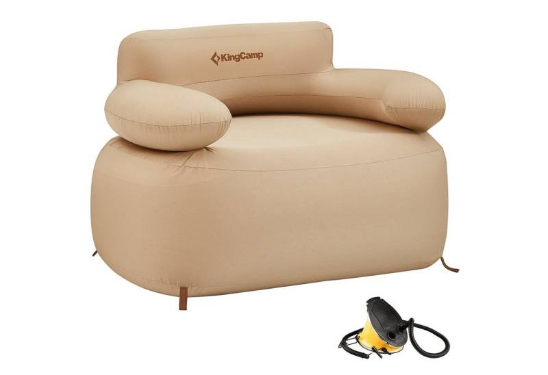 KingCamp Campingstuhl Luft Sessel Air Lounger Aufblasbar, Camping Sitz Glamping Garten Möbel von KingCamp