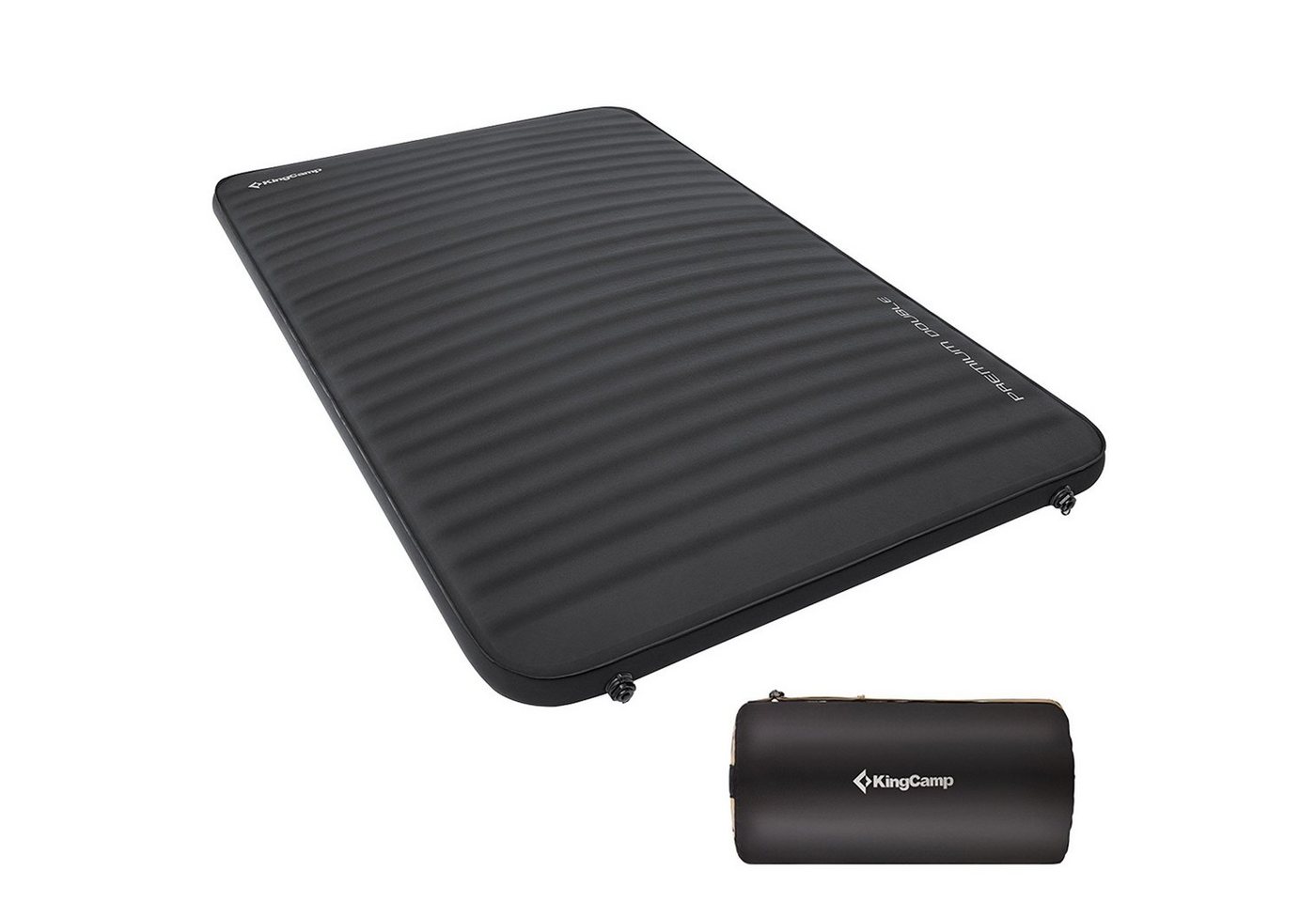 KingCamp Luftmatratze Luftbett Premium Double Isomatte, Selbstaufblasend Camping Bett 7,5 cm KingCamp Luftmatratze Luftbett Premium Double Isomatte, Selbstaufblasend Camping Bett 7,5 cm von KingCamp