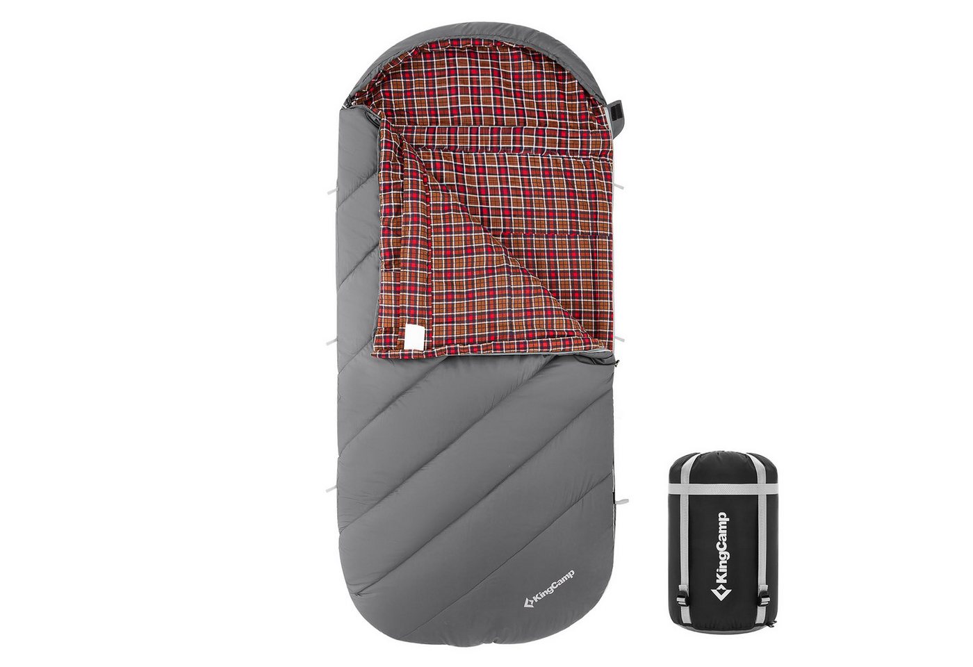 KingCamp Mumienschlafsack Deckenschlafsack Freespace 250 Winter, Schlafsack Breit Baumwolle -8°C KingCamp Mumienschlafsack Deckenschlafsack Freespace 250 Winter, Schlafsack Breit Baumwolle -8°C von KingCamp