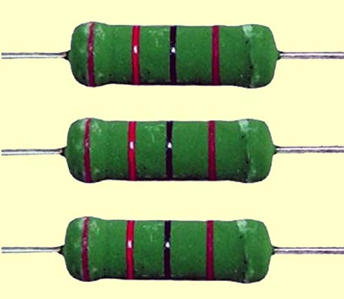 10 Stück Widerstand Lautsprecher Trennwiderstand 5W 1%6,5 x 19mm L<1uH zur Auswahl von KingGo