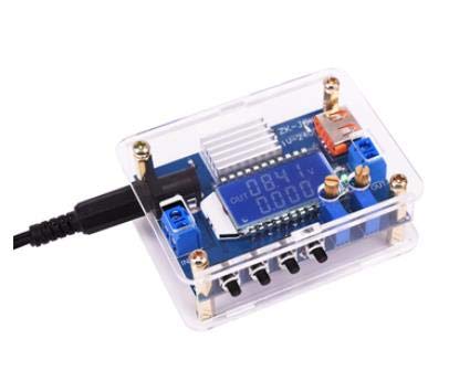 DC DC Spannungsregulierendes Netzteil Einstellbares Digitaldisplay Buck Modul 12 V bis 9 V bis 5 V mit USB-Ladekapazität von KingGo