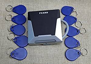 RFID Proximity IC Card Reader WG26/WG34 13.56Mhz LED waterproof 10 key tag fob von KingGo