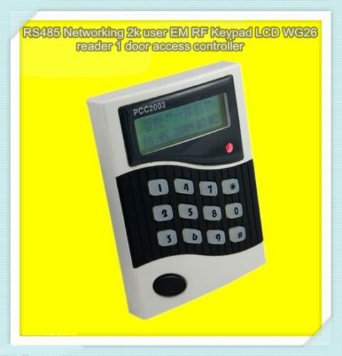 RS485 Networking 2 K User EM RFID Tastatur LCD WG26 Reader 1 Tür Zugang Controller von KingGo