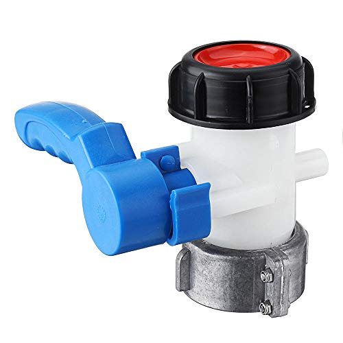 KingLan Dn40/50 IBC Universalschlauchanschluss Abgriff Gartenzubehör Grobgewinde Tote Tank Adapter Aluminiumlegierung Absperrklappe Teile -#1 von KingLan