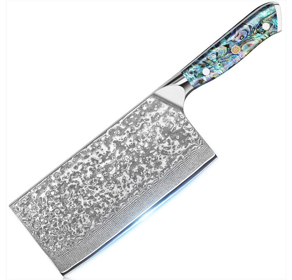 KingLux Damastmesser 7 Zoll Hackmesser VG10 Damaststahl Nakirimesser Küchenmesser KingLux Damastmesser 7 Zoll Hackmesser VG10 Damaststahl Nakirimesser Küchenmesser von KingLux