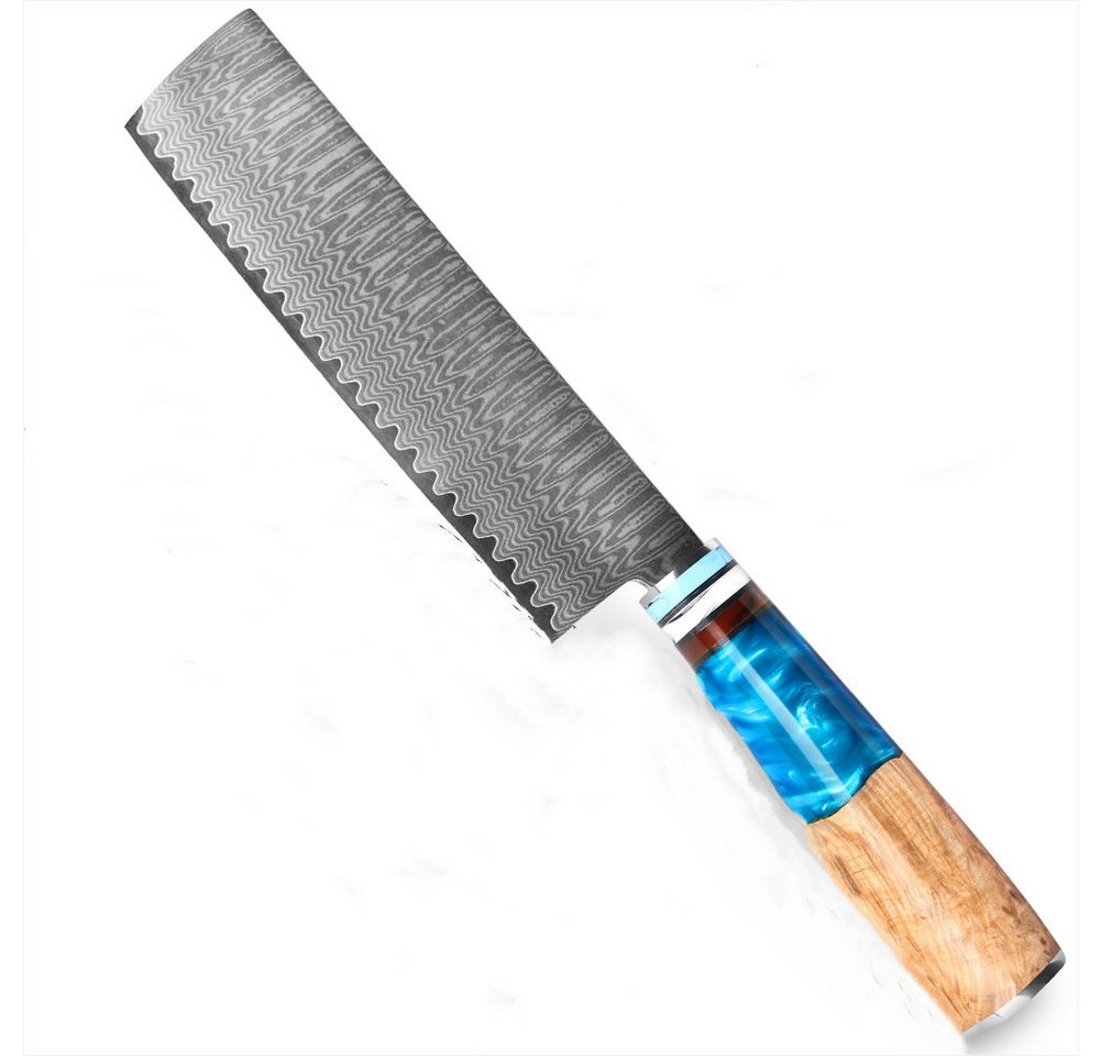 KingLux Hackmesser Damast Nakiri Küchenmesser Chefmesser 17cm Allzweckmesser KingLux Hackmesser Damast Nakiri Küchenmesser Chefmesser 17cm Allzweckmesser von KingLux