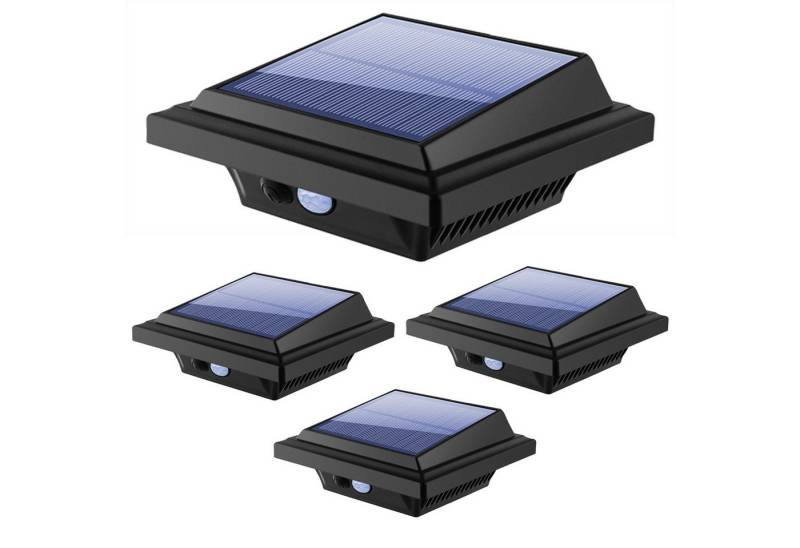 KingLux LED Dachrinnenleuchte 40LEDs Solarlampen mit Bewegungsmelder Warmweiss, Bewegungsmelder, LED fest integriert, Warmweiss von KingLux