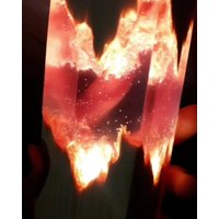 Lampe Feuerhöhle Aus Epoxidharz Und Holz, Diy Nachtlicht, Dekorative Led Nachtleuchten, 3D Lampe, Tisch Leuchtdekor von KingParacordShop