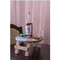 Weintisch Aus Holz Mit Klappbaren Beinen. Servierbretter Holz. Picknicktisch Weinholz | Tabletttisch von KingParacordShop