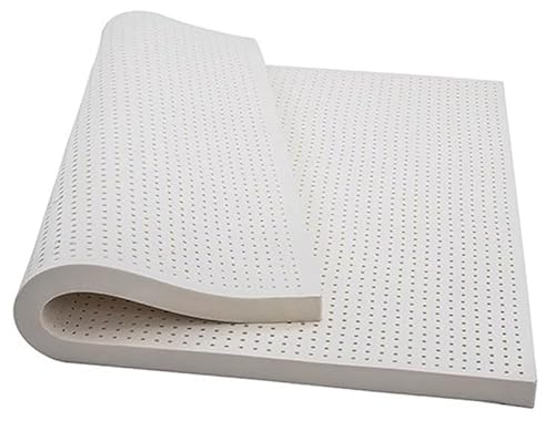 KingWich Hypoallergene Naturlatex-Matratze/Heimmatratze, mäßig weich und hart mit Innen- und Außenbezügen (Größe: 120 x 190 cm, Farbe: 5 cm) von KingWich