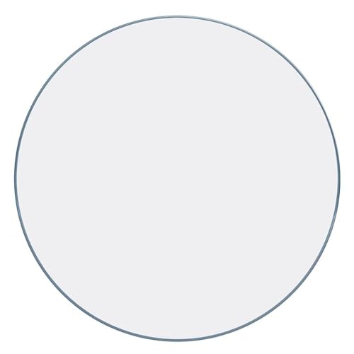 KingWich Runde 6 mm dicke Tischplatte aus gehärtetem Glas, klare Glasoberfläche, sichere abgeschrägte Kanten, vielseitig einsetzbar für Esstisch, Terrasse, Kaffee (Größe: 75 cm) von KingWich