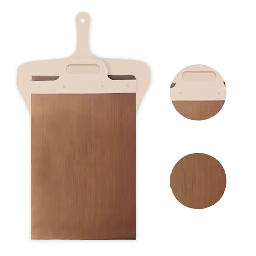 Kingbar Sliding Pizza Peel, Pala Pizza Scorrevole Aus Kunststoff, Der Pizza Perfekt überträgt, Pizzaschieber Mit Griff, Antihaft, Schiebe Pizzaschieber, Verschiebbare Pizzaschaufel, 30x58cm von Kingbar