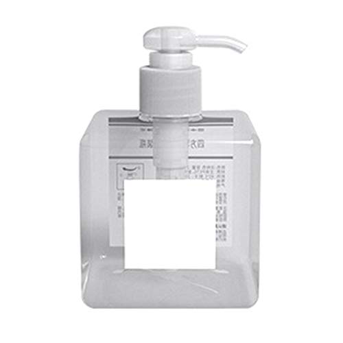 KingbeefLIU 250/450 Ml Kunststoff Flüssigseife Lotionspender Nachfüllbare Presse Pumpflasche Home Tragbare Reise Abfüllung Leere Flaschen Transparent 250ml von KingbeefLIU