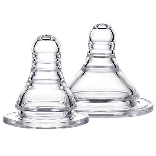 KingbeefLIU Baby Nippel Neugeborenes Baby Baby Liquid Silikon Schnuller Zitze Dummy Fütterung Nippel Schnuller Standardkaliber +. von KingbeefLIU