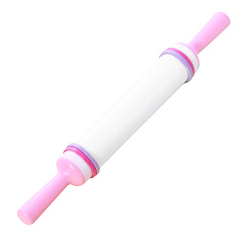 KingbeefLIU Nudelholz Küche Antihaft-Kuchen Roller Nudelholz Fondant Teig Gebäck DIY Backwerkzeug Rosa von KingbeefLIU
