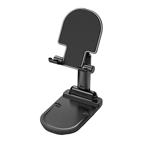KingbeefLIU Telefonhalter Universal Folding Retractable Tablet Handyhalter Stand Desktop Bracket Schwarz von KingbeefLIU