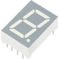 Kingbright 7-Segment-Anzeige Rot 13.2mm 1.85V Ziffernanzahl: 1 SC52-11SURKWA von Kingbright