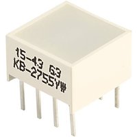 Kingbright KB-2755YW LED-Bargraph 4fach Gelb (L x B x H) 9.94 x 9.94 x 6.12mm von Kingbright