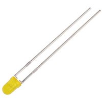Kingbright LED bedrahtet Gelb Rund 3mm 30 mcd 34° 30mA 2.1V von Kingbright