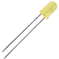 Kingbright LED bedrahtet Gelb Rund 5mm 600 mcd 30° 30mA 2V von Kingbright