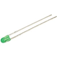 Led bedrahtet Grün Rund 3 mm 20 mcd 40 ° 11.5 mA 14 v - Kingbright von Kingbright
