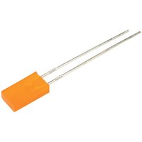 Led bedrahtet Amber Rechteckig 2 x 5 mm 5 mcd 110 ° 30 mA 2 v - Kingbright von Kingbright