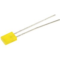 Led bedrahtet Gelb Rechteckig 2 x 5 mm 8 mcd 110 ° 30 mA 2.1 v - Kingbright von Kingbright
