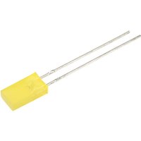Led bedrahtet Gelb Rechteckig 2 x 5 mm 8 mcd 110 ° 30 mA 2.1 v - Kingbright von Kingbright