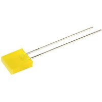 Led bedrahtet Gelb Rechteckig 7 x 2.5 mm 8 mcd 110 ° 30 mA 2.1 v - Kingbright von Kingbright