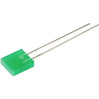 Led bedrahtet Grün Rechteckig 7 x 2.5 mm 8 mcd 110 ° 25 mA 2.2 v - Kingbright von Kingbright