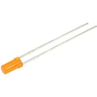 Led bedrahtet Orange Rund 3 mm 5 mcd 100 ° 30 mA 2 v - Kingbright von Kingbright