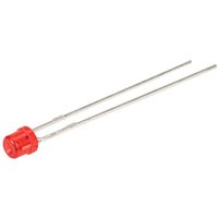 Led bedrahtet Rot Rund 3 mm 12.5 mcd 130 ° 30 mA 2 v - Kingbright von Kingbright