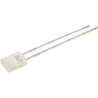 Led bedrahtet Weiß Rechteckig 2 x 5 mm 150 mcd 110 ° 30 mA 3.2 v - Kingbright von Kingbright