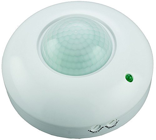 ChiliTec Deckenbewegungsmelder Innen 360° Sensor Aufputz Bewegungsmelder Deckenmontage Infrarot LED geeignet Zeit einstellbar Weiß ChiliTec Deckenbewegungsmelder Innen 360° Sensor Aufputz Bewegungsmelder Deckenmontage Infrarot LED geeignet Zeit einstellbar Weiß von ChiliTec
