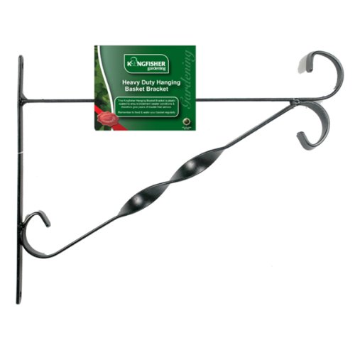 12 "Blumenampel Halterung - Schwarz von Kingfisher