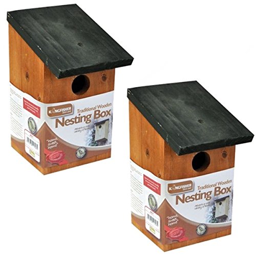 2 X HOLZ NISTKASTEN VOGELHAUS NISTKASTEN KLEINE VÖGEL BLAUMEISE ROBIN SPARROW 2 X HOLZ NISTKASTEN VOGELHAUS NISTKASTEN KLEINE VÖGEL BLAUMEISE ROBIN SPARROW von Kingfisher