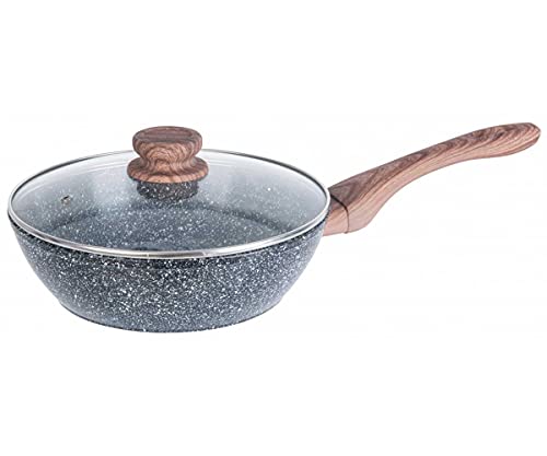 GRANIT WOK 28cm GRANIT HOLZ KINGHOFF KH-1584 von Kinghoff