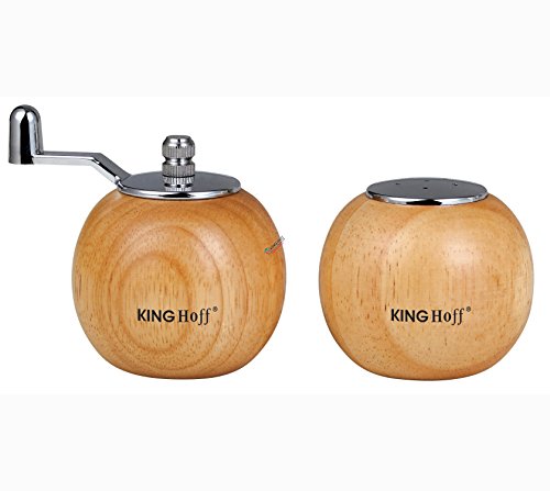 Pfeffermühle und Salzstreuer aus Holz Premium von Kinghoff