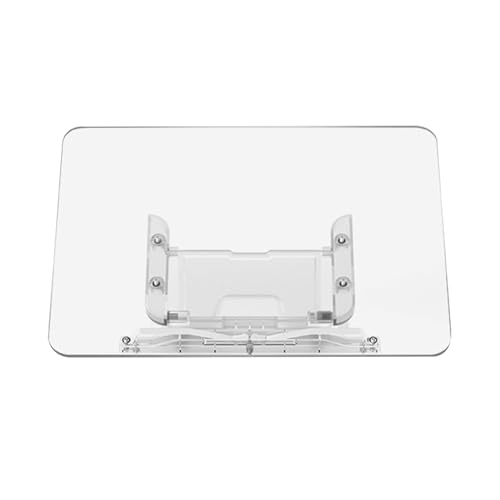 Transparenter Leseständer Laptop Ständer Buchhalter Klares Acryl Studenten Bücherregal Tablet Rezept Notizbuch Halterung Höhenverstellbarer Buchhalter Acryl Buchständer Faltbarer Buchhalter von Kingke