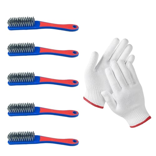 Vielseitiges Drahtbürsten Und Handschuh Set Effektiv Zum Entrosten Abbeizen Und Reinigen. Drahtbürsten Set Mit Ergonomischem von Kingke