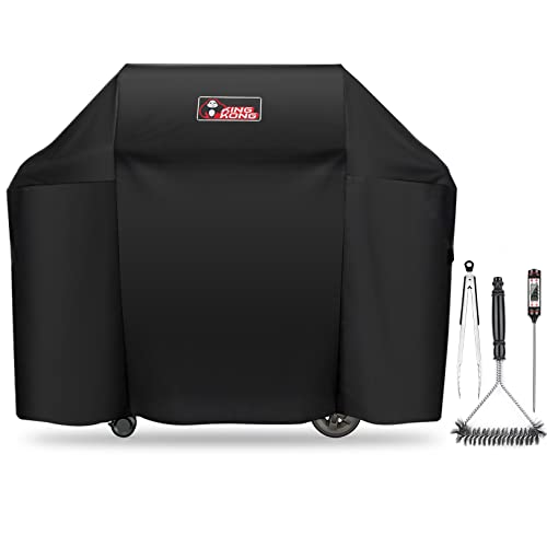 Kingkong II 3 Burner and Genesis 300 Series Grills (Compared to 7130) Including Brush Zange und Thermometer, schwarz, Burner-58'' von Kingkong